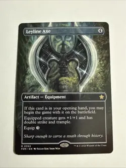 Leyline Axe (Borderless) #353 (NM) Foundations FDN Magic MTG - Image 1