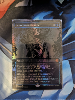 Ichormoon Gauntlet (Oil Slick Raised Foil) Phyrexia: All Will Be One Foil NM MTG - Image 1