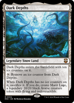 Dark Depths 334 NM Near Mint M3C Modern Horizons 3 Commander Magic MTG - Image 1