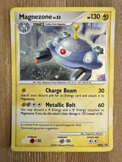 Magnezone - DP44 - Pokemon Promo Diamond & Pearl Ultra Rare Card DAMAGED #2 - Image 1