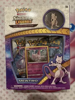 Pokemon SHINING LEGENDS Pin Collection - Mewtwo - Image 1