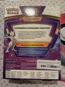 Pokemon SHINING LEGENDS Pin Collection - Mewtwo - Image 2
