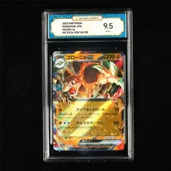 TQG 9.5 MINT+ 2023 Pokemon JPN Golem ex 076/165 RR - Image 2