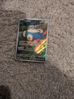 Pokemon TCG Snorlax 051 SV Scarlet & Violet 151 Black Star Promo Full Art - Image 1