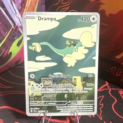Pokemon Drampa 184/162 SV05: Temporal Forces Holo Illustration Rare 120 HP - Image 1