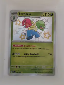 Pokemon TCG Scovillain SV: Paldean Fates 107/091 Baby Shiny Holo Rare NM - Image 2