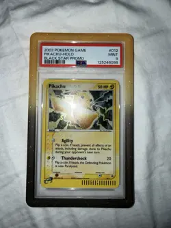 Pokemon TCG: PIKACHU 2003 Black Star Promo #12 Holo - PSA 9 MINT - Image 1