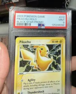 Pokemon TCG: PIKACHU 2003 Black Star Promo #12 Holo - PSA 9 MINT - Image 5