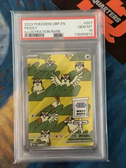 Pidgey, Pidgeotto & Pidgeot Set Ex Special Illustration Rare 2023 OBF PSA 10 - Image 2