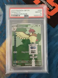 Pidgey, Pidgeotto & Pidgeot Set Ex Special Illustration Rare 2023 OBF PSA 10 - Image 4