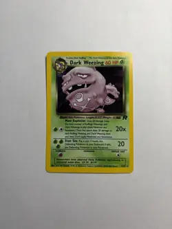 Dark Weezing 14/82 Team Rocket Unlimited Holo Rare WOTC Pokemon TCG NM - Image 2