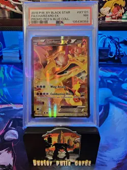 2016 Pokemon XY Black Star FA/Charizard EX #XY121 NM PSA 7 - Image 1