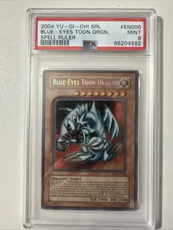 PSA 9 2004 YU - GI - OH! SRL BLUE - EYES TOON DRGN. SPELL RULER PA - Image 1