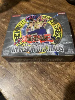 x1 YU-GI-OH 1ST ED INVASION OF CHAOS - 24 PACK BOOSTER BOX *EMPTY* (E) - Image 5