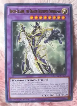 Yu-gi-oh! Buster Blader, the Dragon Destroyer Swordsman MAGO-EN101 1st Edition - Image 1