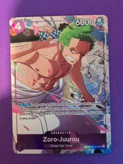 One Piece Zoro-Juurou (ST18-004) ST18-004 Emperors in the New World Foil - Image 1