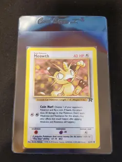 Meowth - 62/82 - Team Rocket Unlimited - Pokemon Card - NM/LP - Image 1