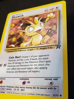 Meowth - 62/82 - Team Rocket Unlimited - Pokemon Card - NM/LP - Image 3