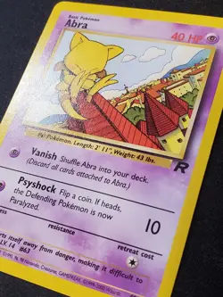 Abra - 49/82 - Team Rocket Unlimited - Pokemon Card - NM/LP - Image 2