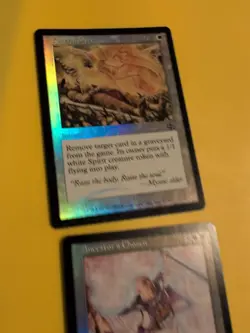 Funeral Pyre & Ancestor's Chosen Judgment.Old VIntage.MTG 2 Card.FOIL - Image 5