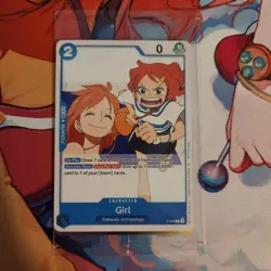 One Piece Promo Card P-096 Girl Nami Sealed Promo English - Image 1