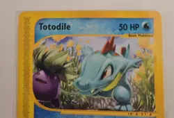 RARE POKEMON CARD TOTODILE 134/165 REGULAR EXPEDITION 2002 NINTENDO-MINT. - Image 2