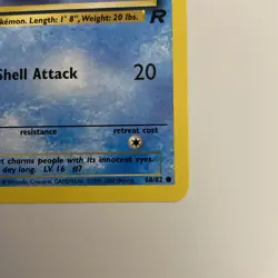 🔥 Squirtle #68/82 Common Unlimited NM | Team Rocket 2000 Pokemon Card - Image 5