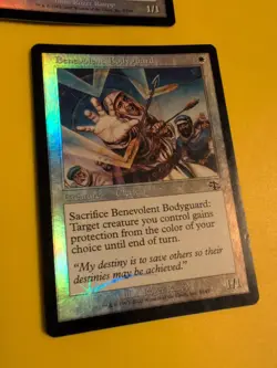 Benevolent Bodyguard x2 Cleric Judgment.Old VIntage.MTG Card.FOIL - Image 3