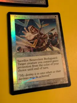 Benevolent Bodyguard x2 Cleric Judgment.Old VIntage.MTG Card.FOIL - Image 4