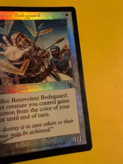 Benevolent Bodyguard x2 Cleric Judgment.Old VIntage.MTG Card.FOIL - Image 5