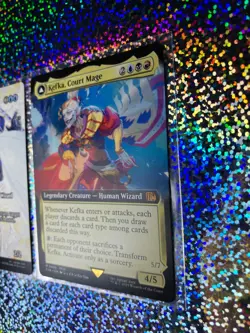 MTG Final Fantasy (FIN) Mythic Regular 0496 Kefka, Court Mage (Extended Art) - Image 4