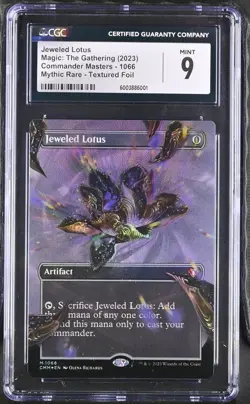 MTG Jeweled Lotus #1066 (Textured Foil) - Commander Masters (CMM) CGC 9 - Image 3