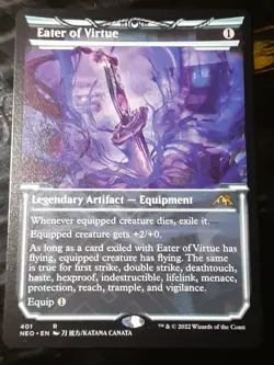 Eater of Virtue Showcase , Kamigawa Neon D , NM,MTG,FREE SHIPPING - Image 1