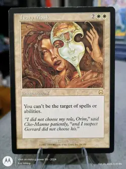 Ivory Mask #24 (LP) Mercadian Masques MMQ Magic MTG - Image 1