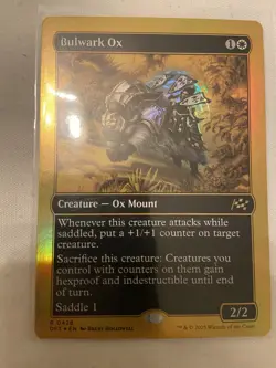 Bulwark Ox 0428 ~ First-Place **Foil** Rare NM MTG Aetherdrift - Image 2