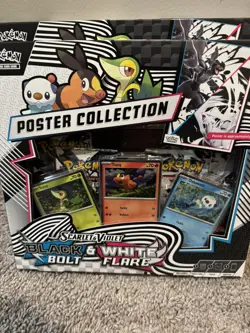 2 Pokemon TCG Black Bolt White Flare Poster Collection Box Sealed Lot Of 2 boxes - Image 3