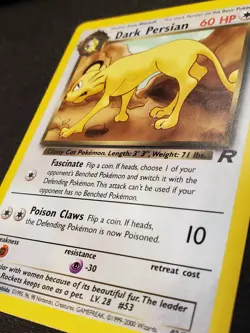 Dark Persian - 42/82 - Team Rocket Unlimited - Pokemon Card - LP - Image 3