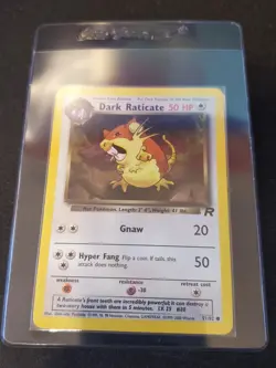 Dark Raticate - 51/82 - Team Rocket Unlimited - Pokemon Card - NM/LP - Image 1