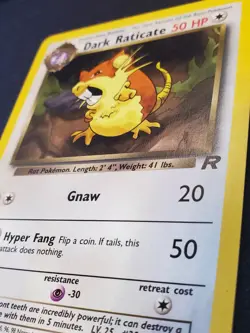 Dark Raticate - 51/82 - Team Rocket Unlimited - Pokemon Card - NM/LP - Image 3