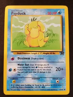 Psyduck - 65/82 - Team Rocket Unlimited - Pokemon Card - LP - Image 2