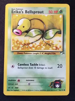 Erika's Bellsprout - 76/132 - Gym Heroes Unlimited - Pokemon Card - LP - Image 2