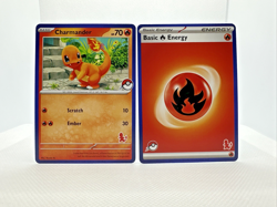 2023 Charmander MY FIRST BATTLE STAMP PROMO card BLUE BORDER Pokemon TCG NM/LP - Image 1
