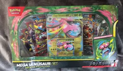 Pokemon TCG: Mega Venusaur ex Premium Collection Factory Sealed- HP Box - Image 1