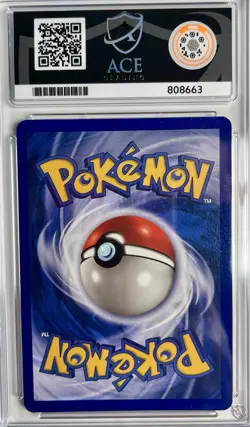 Pokemon TCG Hitmonchan Base Set WOTC 1999 Graded Ace 8 NM-MT - Image 2