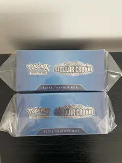 Pokemon TCG Stellar Crown Elite Trainer Box ETB New Sealed x 2 ETBs - Image 2