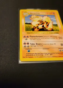 Pokemon Arcanine 23/102 -Base Set Shadowless- NM/LP - Image 2