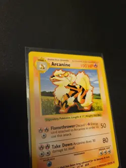 Pokemon Arcanine 23/102 -Base Set Shadowless- NM/LP - Image 5