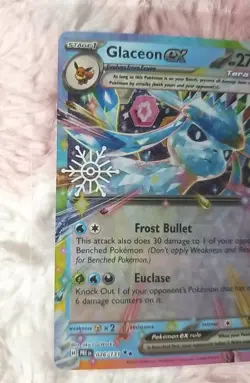 Pokemon Glaceon ex (Holiday Calendar 2025) Stamped Prismatic Evolutions 026/131 - Image 2
