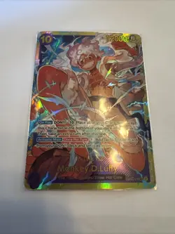 Monkey.D.Luffy OP05-119 SEC - One Piece TCG - English Card Near-Mint Secret Rare - Image 1