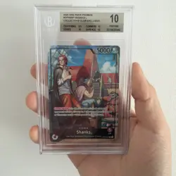 One Piece CCG Shanks PSA Magazine Exclusive Promo OP09-001 BGS 10 Pristine - Image 1